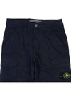 Pantaloni Comfort Fit Cargo Straight Pants Navy - STONE ISLAND - BALAAN 4