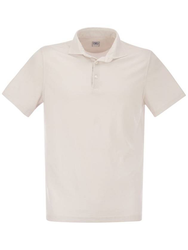 Cotton short sleeve PK shirt pearl - FEDELI - BALAAN 2