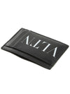 Logo Compact Card Wallet Black - VALENTINO - BALAAN 5