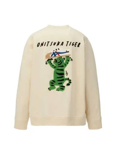 Tiger Graphic Sweatshirt Ivory - ONITSUKA TIGER - BALAAN 2