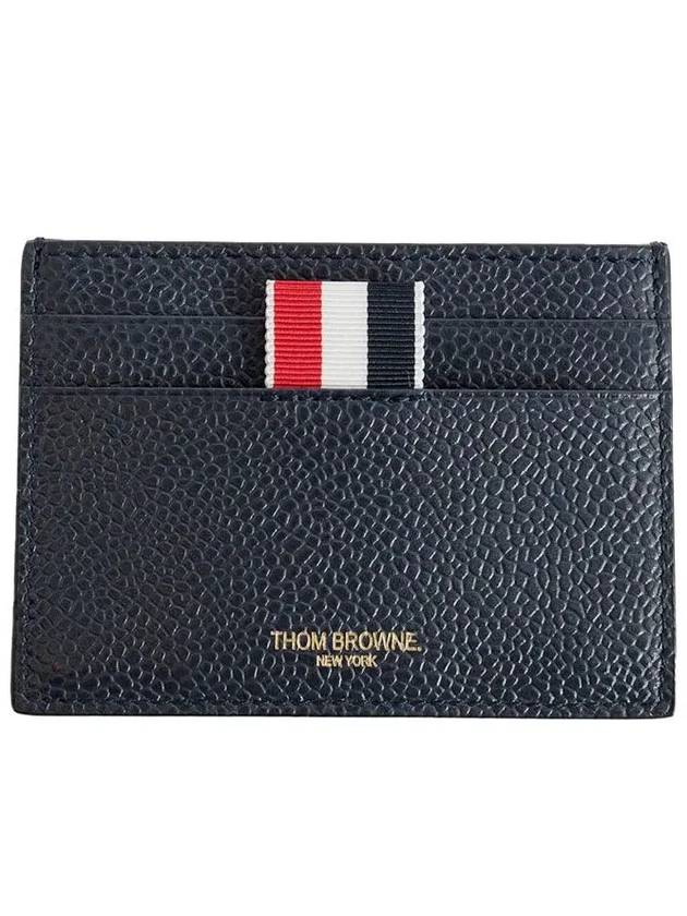 Hector Icon Applique Card Wallet Blue - THOM BROWNE - BALAAN 3