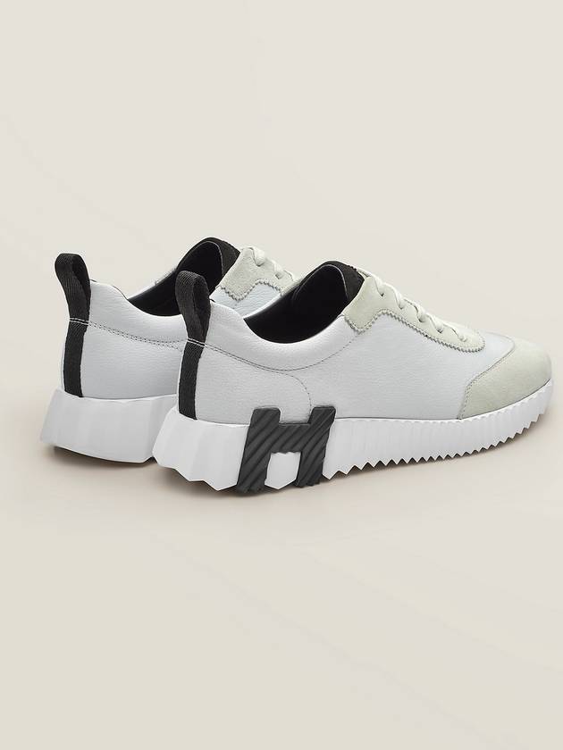 Bouncing Low Top Sneakers Blanc Noir - HERMES - BALAAN 5