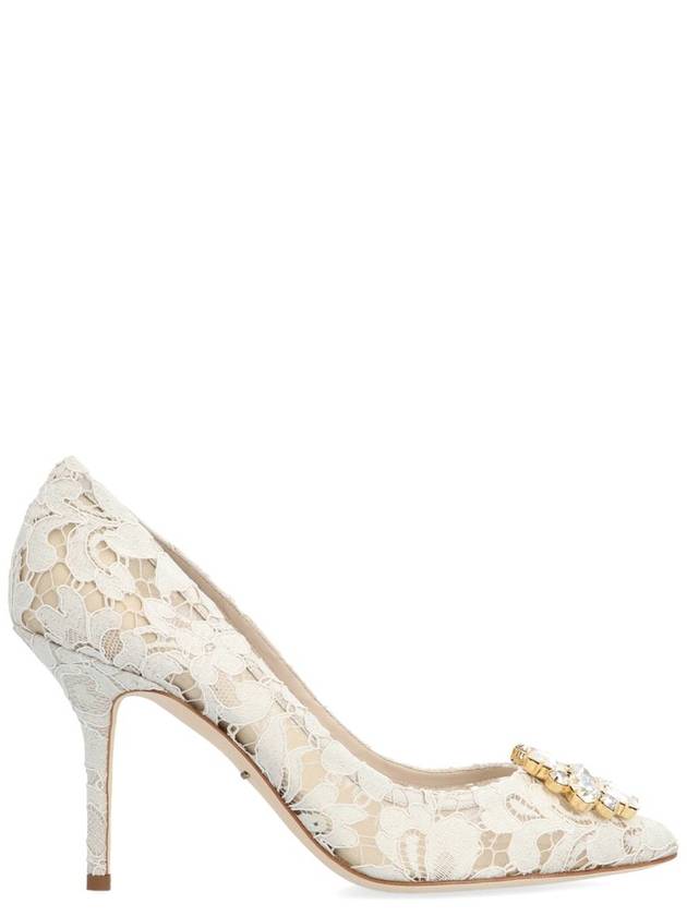 Lace Bellucci Pumps Heel White - DOLCE&GABBANA - BALAAN 2