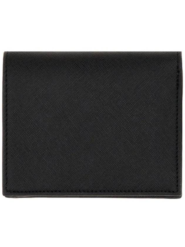 Vivienne Westwood Saffiano Biogreen Billfold Black - VIVIENNE WESTWOOD - BALAAN 4