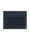 Chios Spike Card Wallet Navy - CHRISTIAN LOUBOUTIN - BALAAN 2