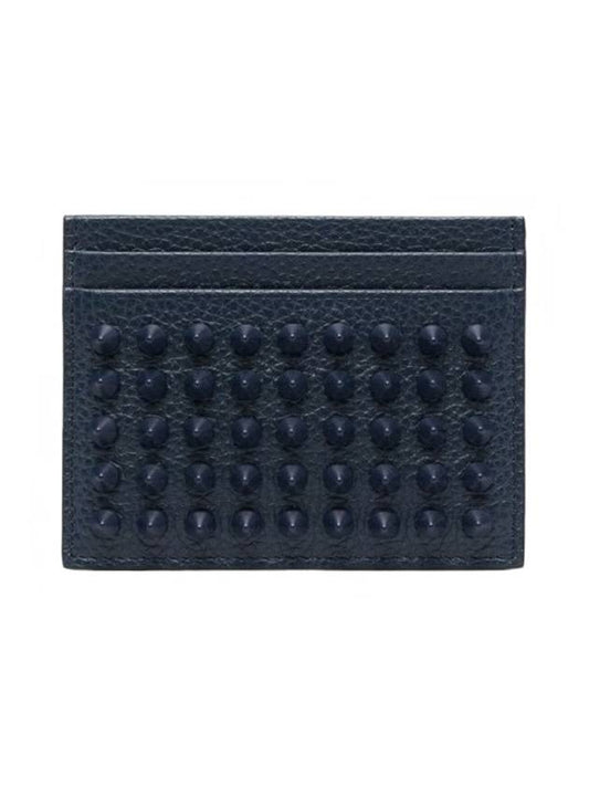 Chios Spike Card Wallet Navy - CHRISTIAN LOUBOUTIN - BALAAN 2