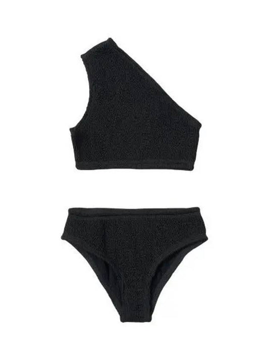 one shoulder swimsuit black - BOTTEGA VENETA - BALAAN 1