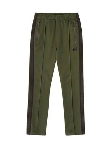 OT229 B Olive Poly Smooth Narrow Track Pants Men s Long 1140210 - NEEDLES - BALAAN 1