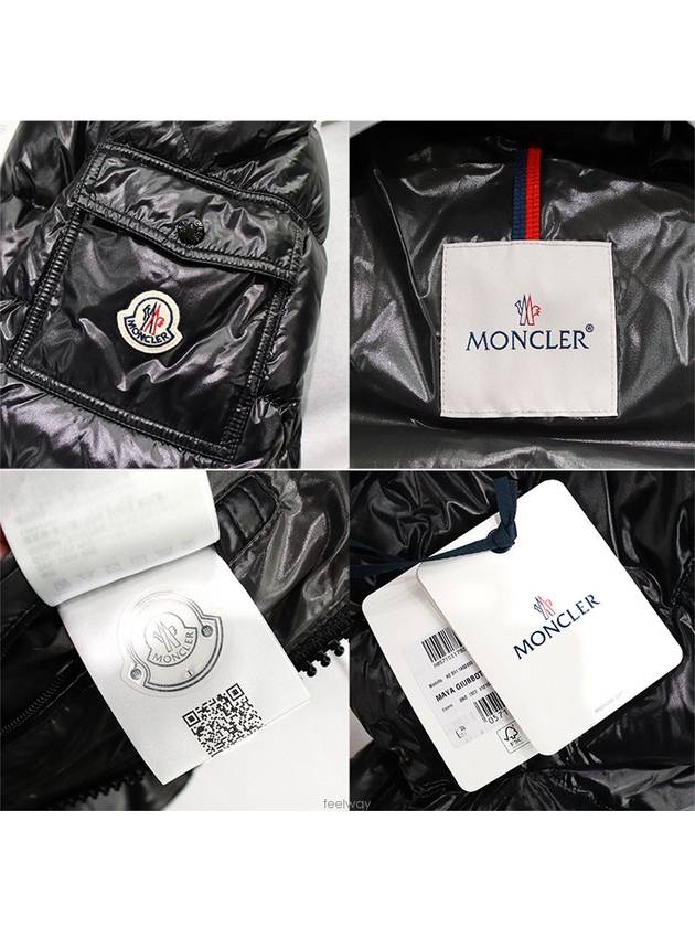 Men's Maya Short Down Padding Black - MONCLER - BALAAN 5