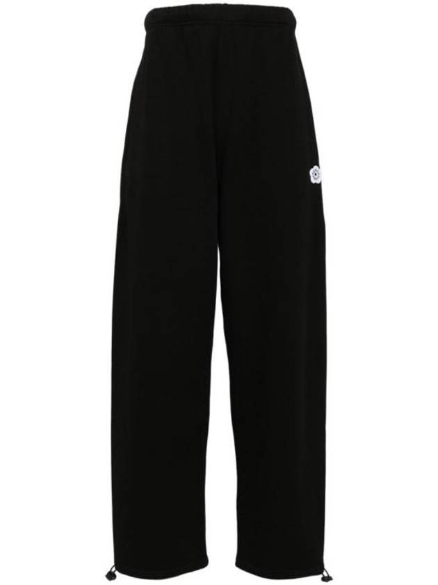 Boke Flower 2.0 Embroidered Jogging Track Pants Black - KENZO - BALAAN 2