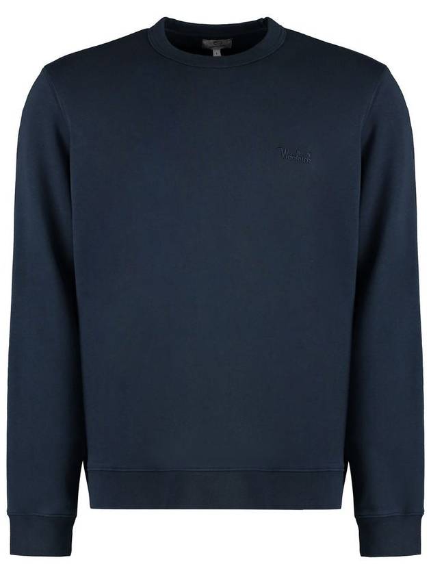 Woolrich Cotton Crew-Neck Sweatshirt - WOOLRICH - BALAAN 1