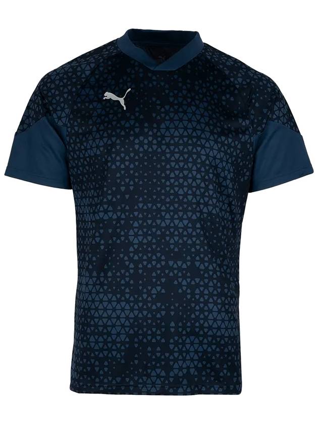 Team Cup Training Jersey Short Sleeve T-Shirt Blue - PUMA - BALAAN 3