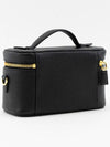 Logo Decorated Leather Mini Bag Black - PRADA - BALAAN 5