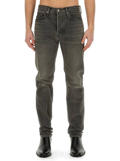 Denim Straight Pants DPR001 DMC036S24IG014 GRAY - TOM FORD - BALAAN 2