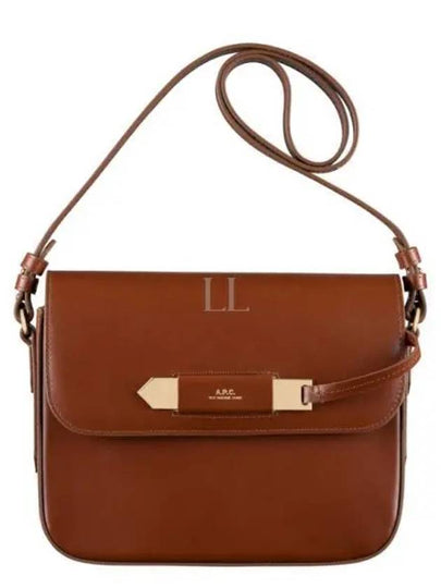 Women's Charlotte Leather Cross Bag Brown - A.P.C. - BALAAN 2