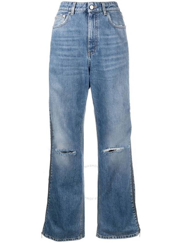 Mid Blue Denim Wide Leg Jeans 6D01293SPH274406 B0560957101 - STELLA MCCARTNEY - BALAAN 2