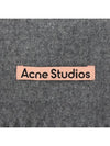 Wool Fringe Scarf Grey Melange - ACNE STUDIOS - BALAAN 4