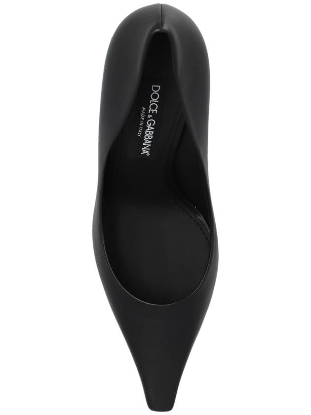 Dolce & Gabbana Leather Heeled Shoes, Women's, Black - DOLCE&GABBANA - BALAAN 6