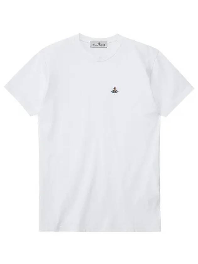 Chest ORB Logo Short Sleeve T-Shirt White - VIVIENNE WESTWOOD - BALAAN 2