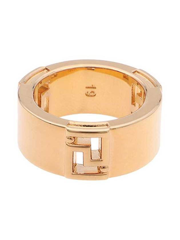 Greca Pattern Ring Gold - VERSACE - BALAAN 3