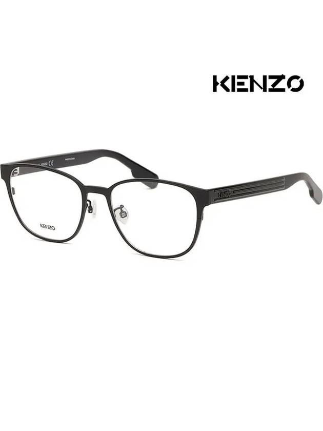 Glasses frame KZ50023U 002 black metal frame - KENZO - BALAAN 4