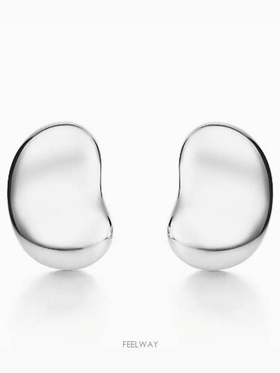 Elsa Peretti Bean Design Earrings Silver - TIFFANY & CO. - BALAAN 2