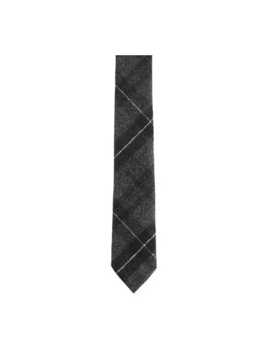 Tartan Flannel Classic Tie Grey - THOM BROWNE - BALAAN 1