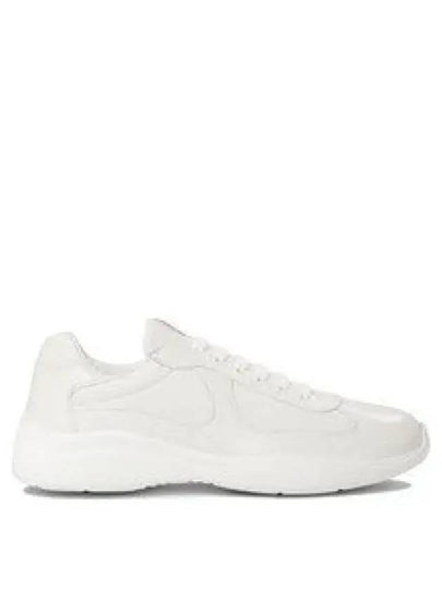 America's Cup Patent Leather Low Top Sneakers Grey - PRADA - BALAAN 2