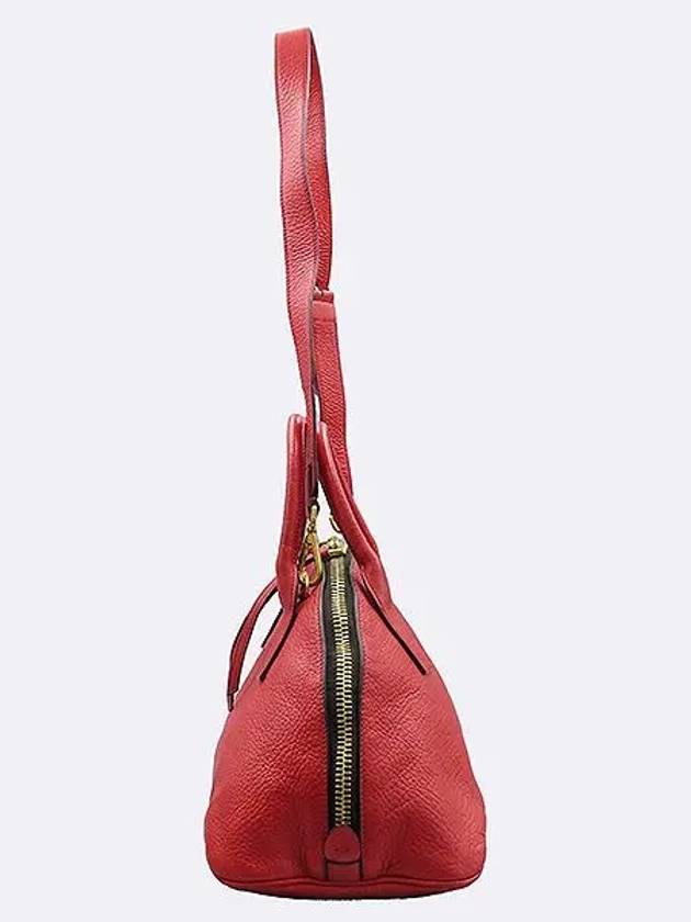 Red color gold logo leather 2WAY - MIU MIU - BALAAN 3