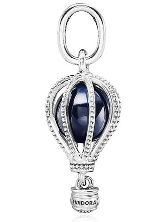 Hot Air Balloon Pendant Bracelet Charm Silver Blue - PANDORA - BALAAN 4