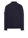 Wappen Patch Lambswool Half-Zip Knit Top Grey - STONE ISLAND - BALAAN 4