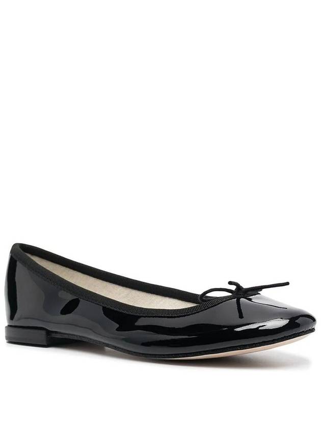 Women's Cendrillon Leather Ballerinas Flat Black - REPETTO - BALAAN 4