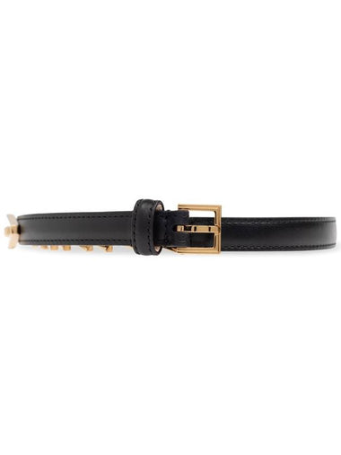 Versace Leather Belt, Women's, Black - VERSACE - BALAAN 1