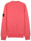 Wappen Patch Crew Neck Sweatshirt Pink - STONE ISLAND - BALAAN 4