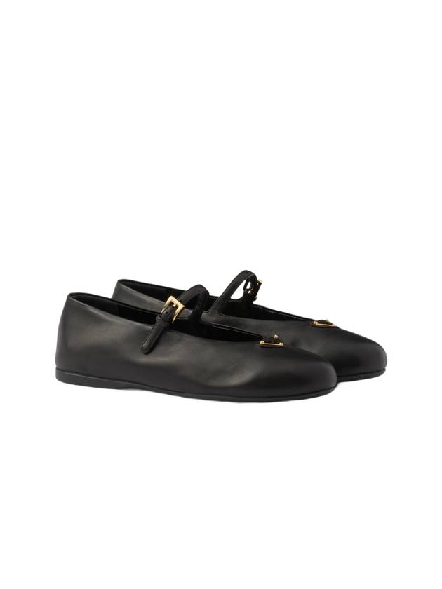 Nappa Leather Ballerina Black - PRADA - BALAAN 3