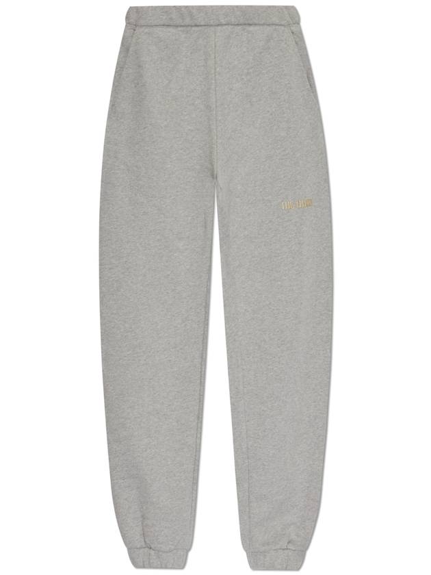 The Attico Sweatpants With Logo, Women's, Grey - THE ATTICO - BALAAN 1