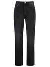 Women's Twisted Seam Jeans Black - TOTEME - BALAAN 2