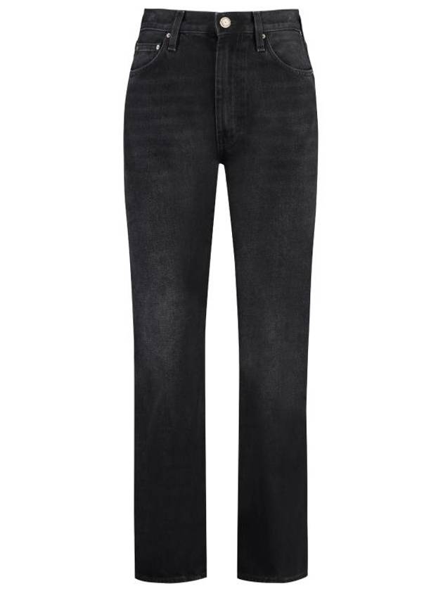 Women's Twisted Seam Jeans Black - TOTEME - BALAAN 2