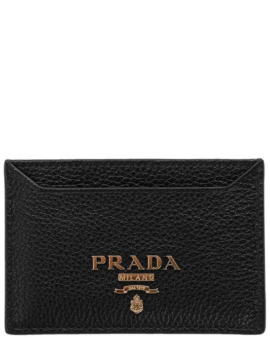 Vitello Card Wallet Black - PRADA - BALAAN 2