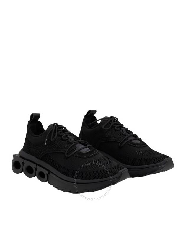 Ferragamo Black Nima Technical Knit Running Sneakers, Size 7.5 - SALVATORE FERRAGAMO - BALAAN 2