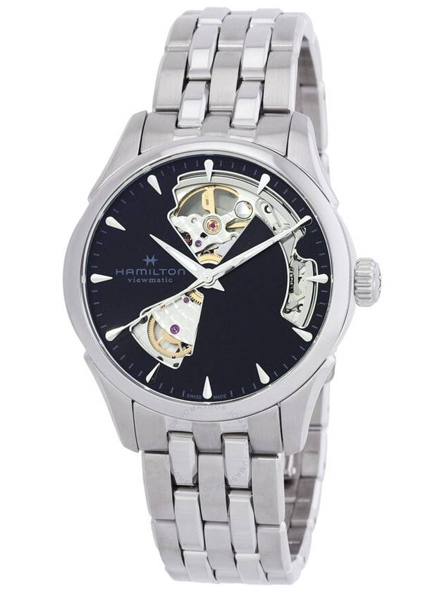 Jazzmaster Open Heart Auto Metal Watch Silver - HAMILTON - BALAAN 2