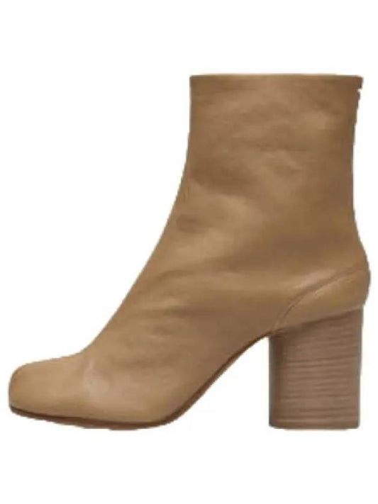 Tabi Vintage Leather Ankle Boots Light Brown - MAISON MARGIELA - BALAAN 1