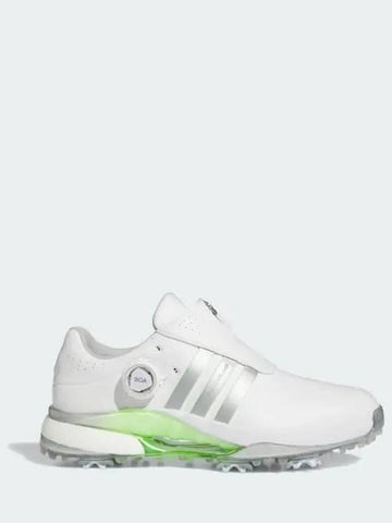 Tour 360 24 Boa Boost Women s Golf Cloud White Silver Metallic Green Spark Shoes IF0264 715934 - ADIDAS - BALAAN 1