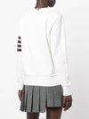 4 Bar Logo Loopback Crewneck Sweatshirt White - THOM BROWNE - BALAAN 6