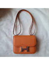 Constance 3 mini bag B engraved Appsong silver engraved orange H083905CK93 latest product - HERMES - BALAAN 2