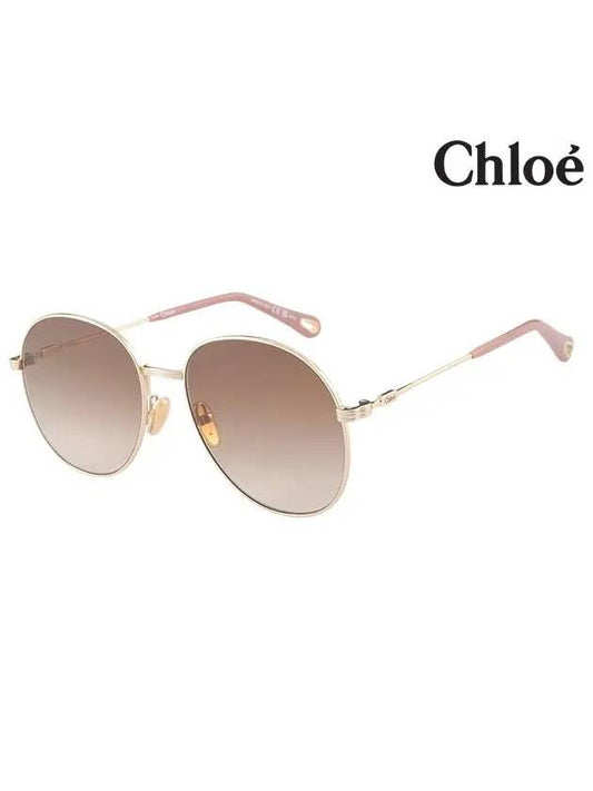 Sunglasses CH0178S 002 Round Metal Women s - CHLOE - BALAAN 1