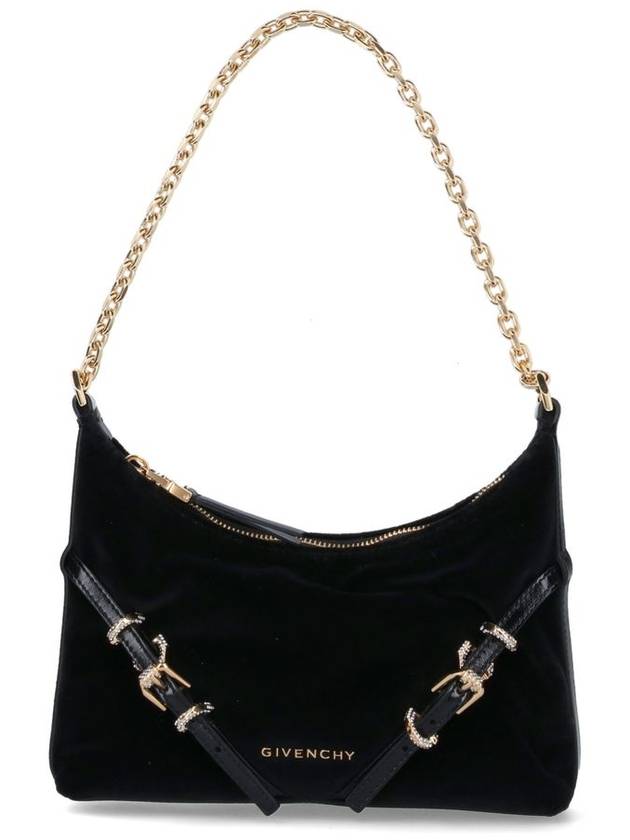 Voyou Party Shoulder Bag Black - GIVENCHY - BALAAN 3