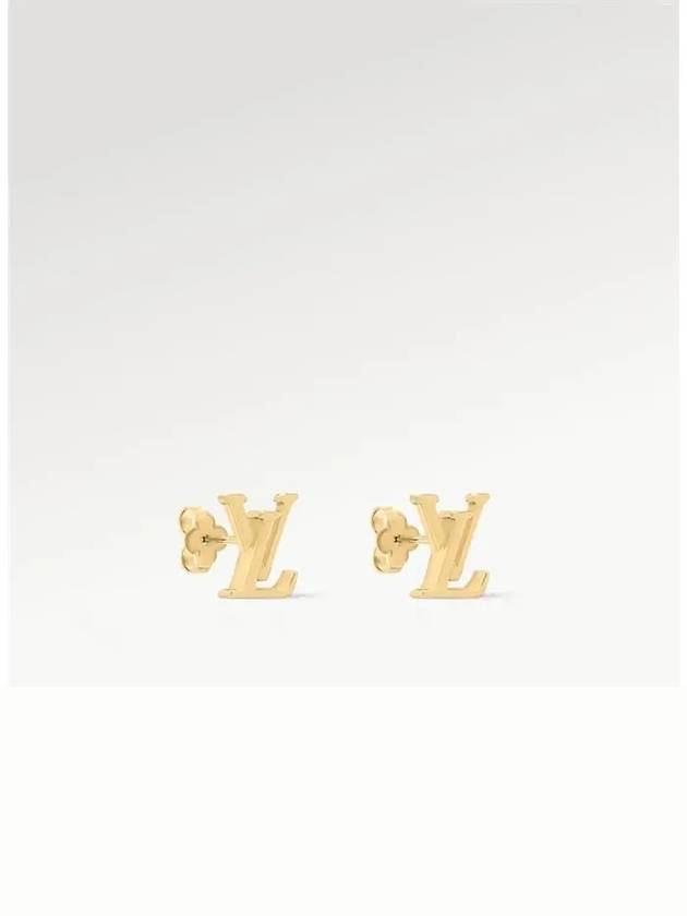 LV Iconic Earrings Gold - LOUIS VUITTON - BALAAN 4