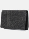 Paisley Card Wallet Black - ETRO - BALAAN 1