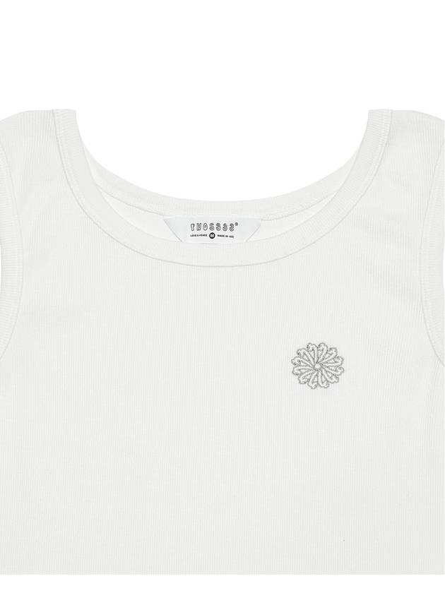 333 Logo Tank Top White - PHOS333 - BALAAN 3